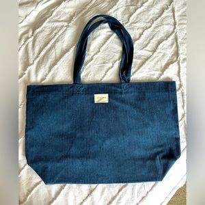 Sézane corduroy tote